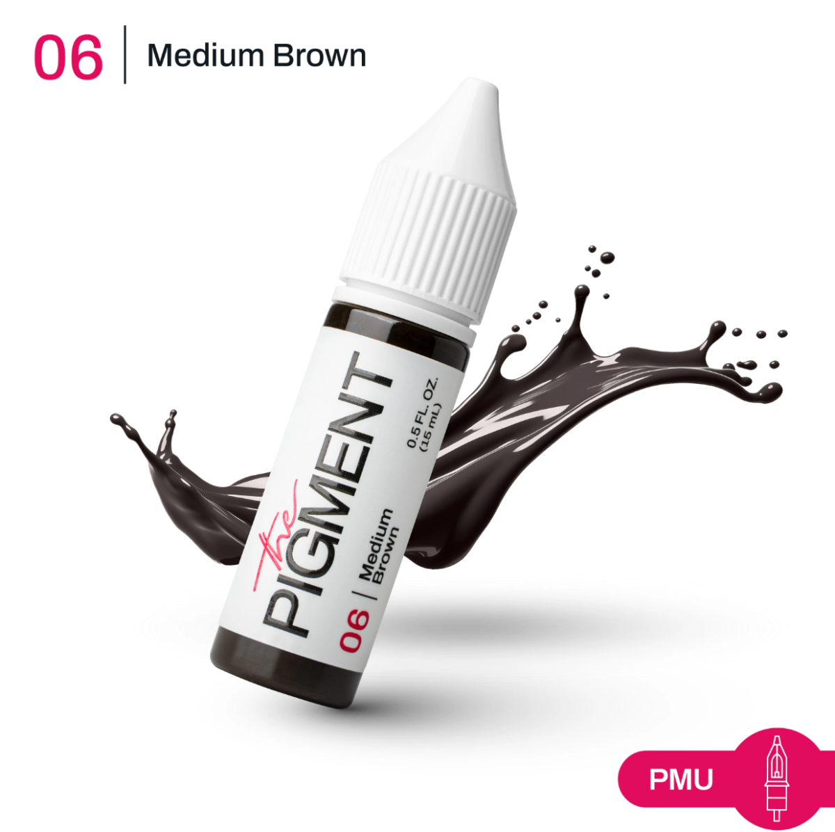 THE PIGMENT წარბის პიგმენტი Medium Brown 15 მლ.