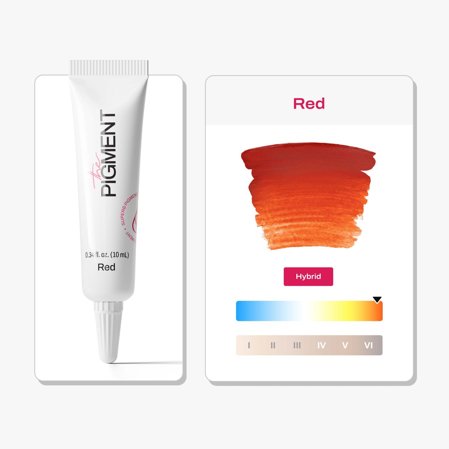 THE PIGMENT მიკრობლეიდინგის პიგმენტი Red  10 მლ.