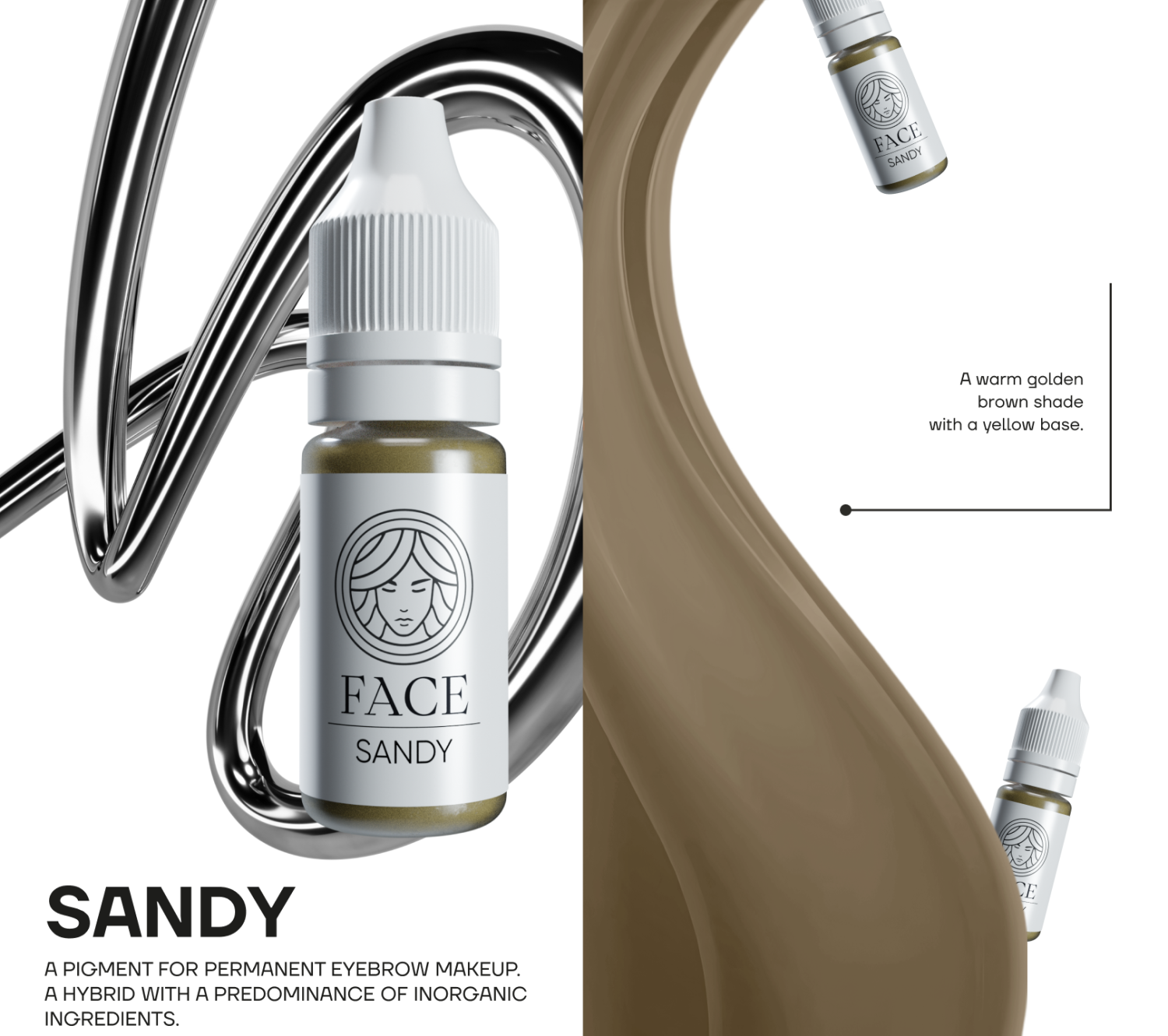 FACE წარბის პიგმენტები Sandy