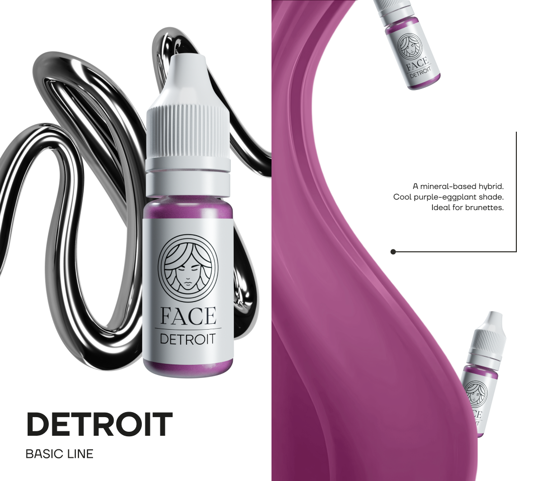 FACE Пигменты для губ Detroit