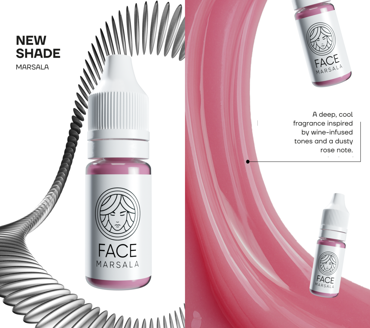 FACE Пигменты для губ Marsala