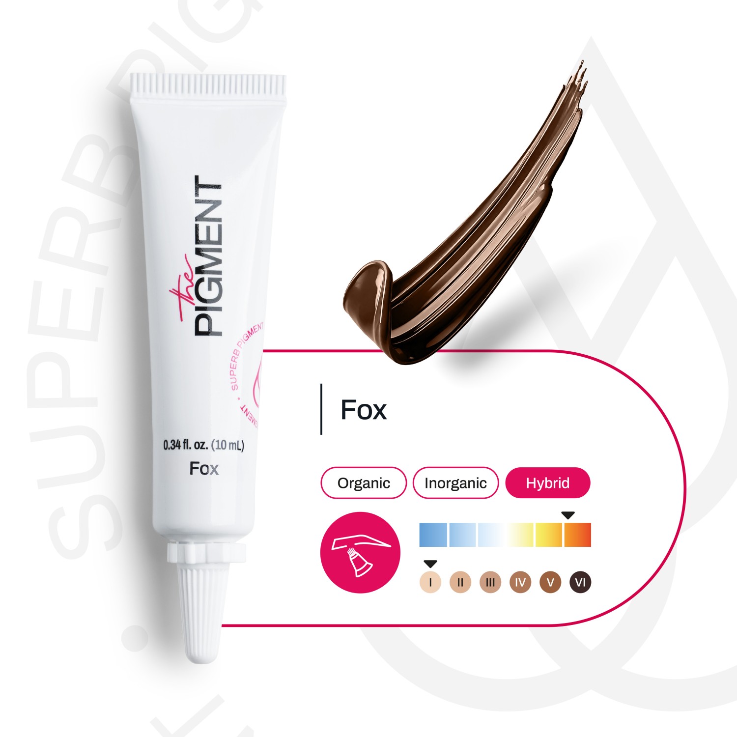 THE PIGMENT მიკრობლეიდინგის პიგმენტი Fox 10 მლ.