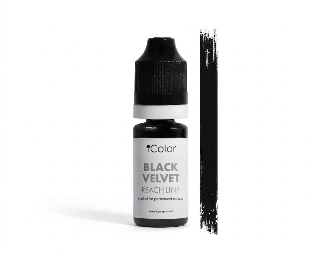 ICOLOR ქუთუთოს პიგმენტი Black Velvet 10 მლ.
