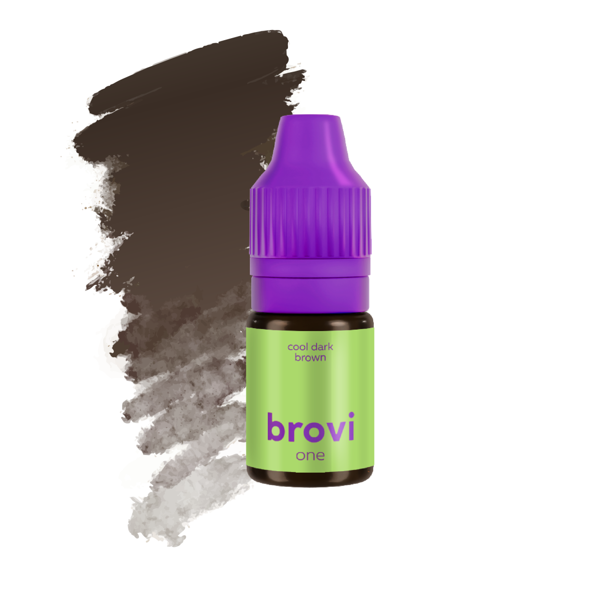 BROVI წარბის პიგმენტი  cool dark brown