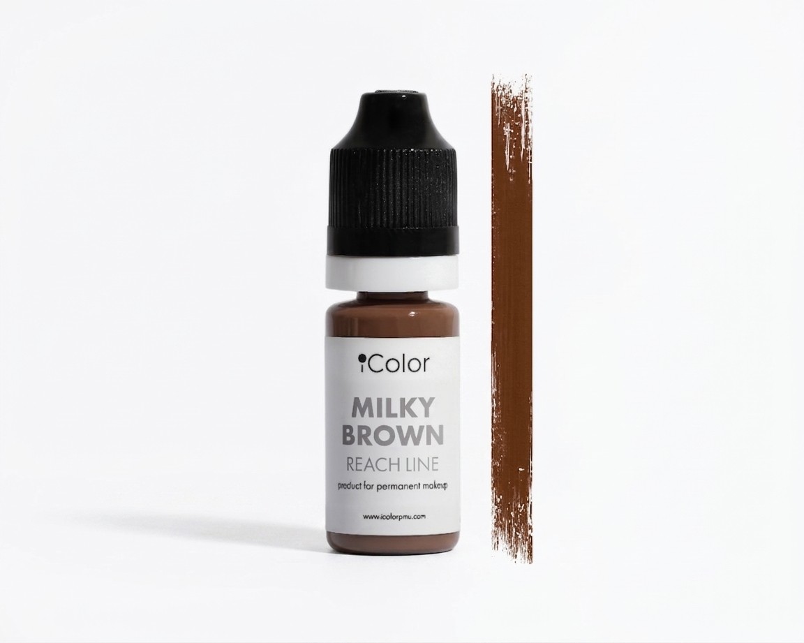 ICOLOR წარბის პიგმენტი Milky Brown 10 მლ.