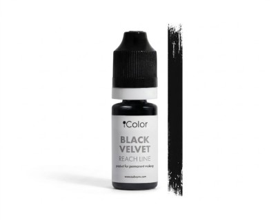 ICOLOR ქუთუთოს პიგმენტი Black Velvet 10 მლ.