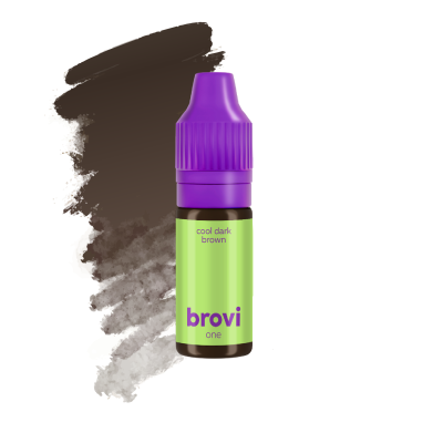 BROVI წარბის პიგმენტი  cool dark brown