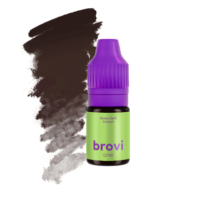 BROVI წარბის პიგმენტი deep dark brown
