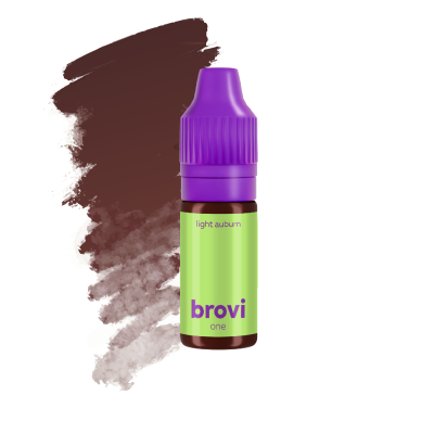 BROVI წარბის პიგმენტი light auburn
