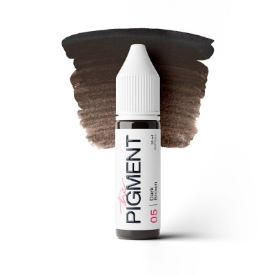 THE PIGMENT წარბის პიგმენტი Dark Brown 15 მლ.