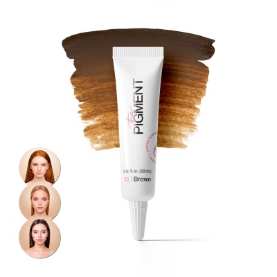 THE PIGMENT მიკრობლეიდინგის პიგმენტი Brown 1 10 მლ.