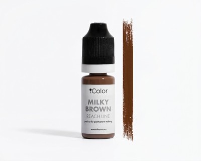 ICOLOR წარბის პიგმენტი Milky Brown 10 მლ.