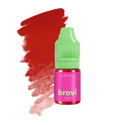 BROVI ტუჩის პიგმენტი red strawberry