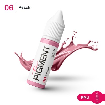 THE PIGMENT ტუჩის პიგმენტი Peach 15 მლ.