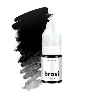 BROVI ქუთუთოს პიგმენტი ultra black