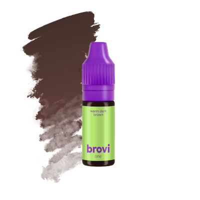 BROVI წარბის პიგმენტი  warm dark brown