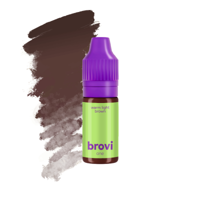 BROVI წარბის პიგმენტი warm light brown