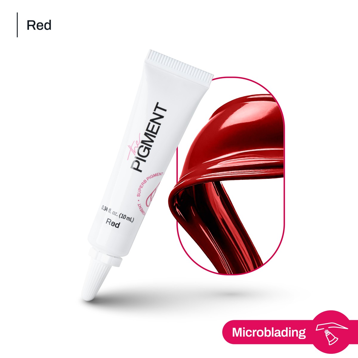 THE PIGMENT მიკრობლეიდინგის პიგმენტი Red  10 მლ.