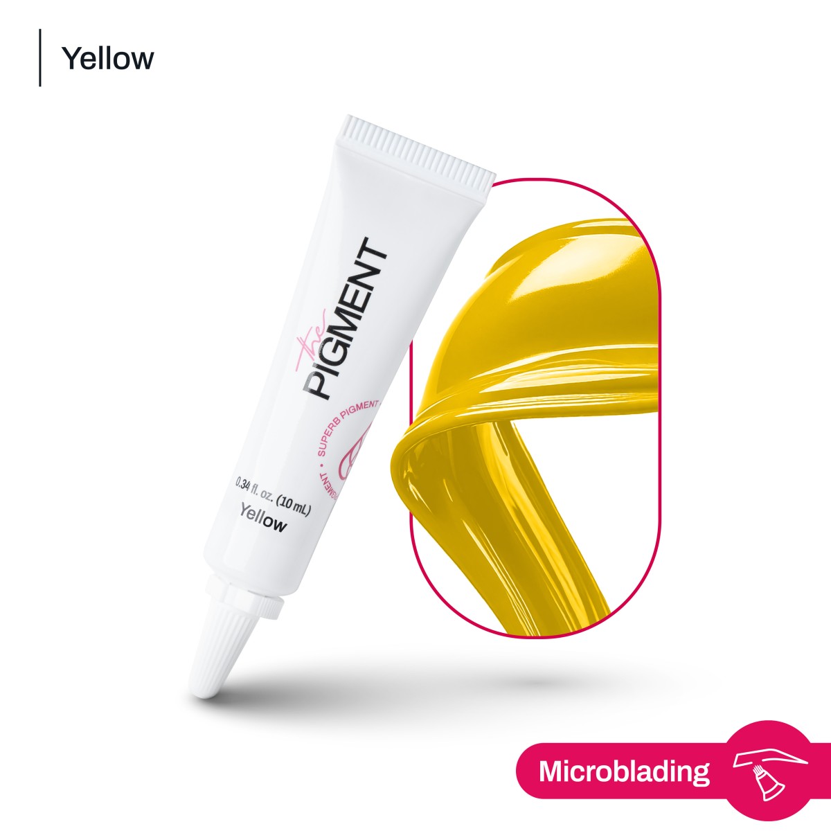 THE PIGMENT მიკრობლეიდინგის პიგმენტი Yellow 10 მლ.